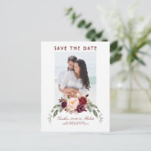 ブルゴーニュフローラ水彩写真保存日 案内ポストカード (スタンド正面)