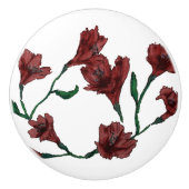 ブルゴーニュフローラ水彩 セラミックノブ (正面)