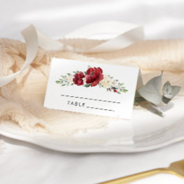 ブルゴーニュフローラ水結婚色座席表 プレイスカード