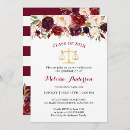 ブルゴーニュフローラ法学校卒業党 招待状