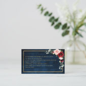 ブルゴーニュフローラ海軍結婚のウィングウェル・エンクロージャー エンクロージャーカード (スタンド正面)