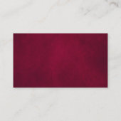 ブルゴーニュフローラ海軍結婚のウェブサイト エンクロージャーカード (裏面)