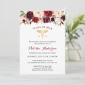 ブルゴーニュフローラ看護学校卒業パーティー 招待状 (スタンド正面)