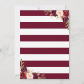 ブルゴーニュフローラ看護学校卒業パーティー 招待状 (裏面)