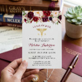 ブルゴーニュフローラ看護学校卒業パーティー 招待状