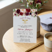 ブルゴーニュフローラ看護学校卒業パーティー 招待状