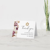 ブルゴーニュフローラ秋アーチバルミツワー サンキューカード (正面)