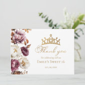 ブルゴーニュフローラ秋スウィート16サンキューカード 招待状 (スタンド正面)