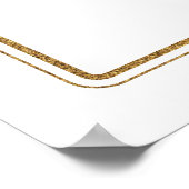 ブルゴーニュフローラ秋バルミツワーウェルカムサイン ポスター (角)