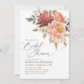 ブルゴーニュフローラ秋ブライダルシャワー 招待状 (正面)