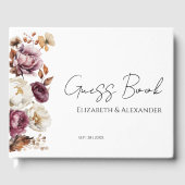 ブルゴーニュフローラ秋秋の結婚式ゲストブック ゲストブック (正面)