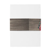 ブルゴーニュフローラ素朴木目 招待状ベリーバンド (裏面例)