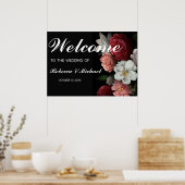 ブルゴーニュフローラ結婚のウェルカムポスター ポスター (キッチン)