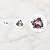 ブルゴーニュフローラ結婚ゴシック コンフェッティ (裏面)