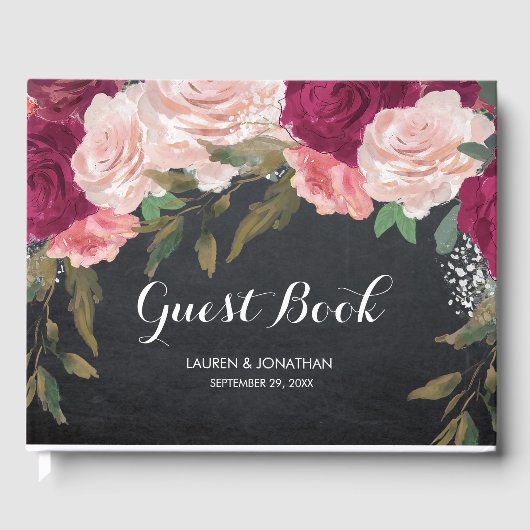 ブルゴーニュフローラ結婚シャルボードゲストハウス ゲストブック (正面)