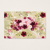 ブルゴーニュフローラ結婚ズ宿泊施設Insertカード (裏面)