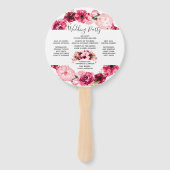 ブルゴーニュフローラ結婚リース式プログラム ハンドファン (裏面)