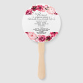 ブルゴーニュフローラ結婚リース式プログラム ハンドファン (正面)