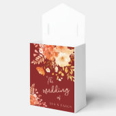 ブルゴーニュフローラ結婚式の引き出物箱 フェイバーボックス (オープン)