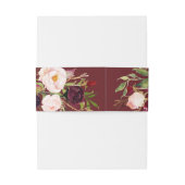 ブルゴーニュフローラ結婚式招待状ベリーバンド 招待状ベリーバンド (裏面例)