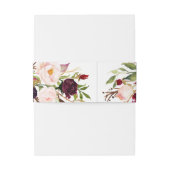 ブルゴーニュフローラ結婚式招待状ベリーバンド 招待状ベリーバンド (裏面例)