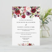 ブルゴーニュフローラ結婚式招待状 招待状 (スタンド正面)