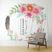 ブルゴーニュフローラ背景 |フォトブ素朴ースプロップ タペストリー (インサイチュ(横))