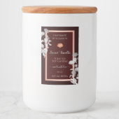 ブルゴーニュフローラ花製品包装ラベル&商品 フードラベル (正面)