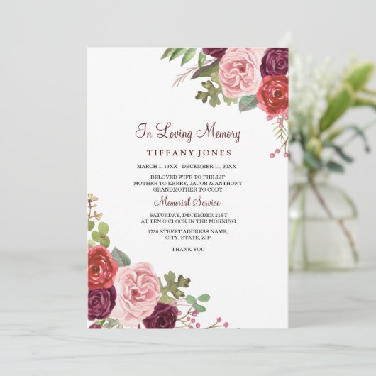 ブルゴーニュフローラ記念事業発表 招待状 (スタンド正面)