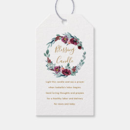 ブルゴーニュフローラ賛美クリスチャン祈りの言葉 ギフトタグ