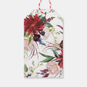 ブルゴーニュフローラ金ゴールド幾何学感謝 ギフトタグ (裏面)