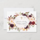 ブルゴーニュフローラ金ゴールド幾何学聖域 サンキューカード (裏面)