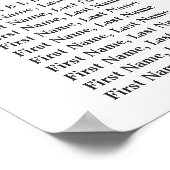 ブルゴーニュフローラ16台結婚の座席表 ポスター (角)