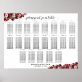 ブルゴーニュフローラ21台結婚の座席 ポスター (正面)