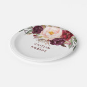 ブルゴーニュフローラ ペーパープレート (アングル)