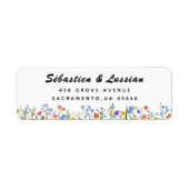 ブルゴーニュフローラ | 宛名ラベル ラベル (正面)