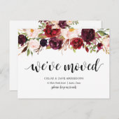 ブルゴーニュフローラ、発表を移動 ポストカード (正面/裏面)