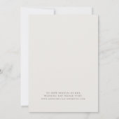 ブルゴーニュフローラ | Green Elopmentのお知らせ 招待状 (裏面)