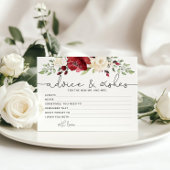 ブルゴーニュブライダルアドバイスとウィッシュのカード