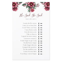 ブルゴーニュブライダルシャワーは彼女がゲームを言ったと言った