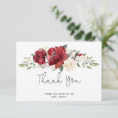 ブルゴーニュブライダルシャワーサンキューカード カード (スタンド正面)