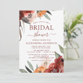 ブルゴーニュブライダルシャワー秋フローラ 招待状 (スタンド正面)