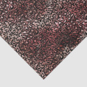ブルゴーニュブラウンLeopardプリント 薄葉紙 (詳細)