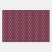 ブルゴーニュプラム |調整休日パターン ラッピングペーパーシート (正面)