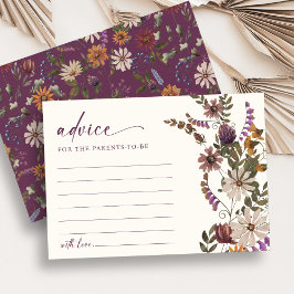 ブルゴーニュベビーアドバイスカード 招待状