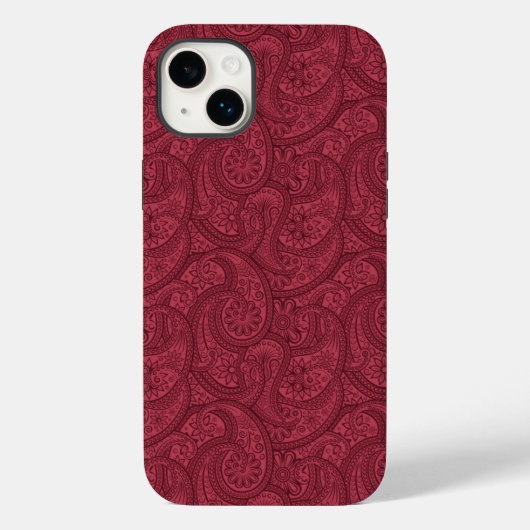 ブルゴーニュペイズリー Case-Mate iPhoneケース (裏面)