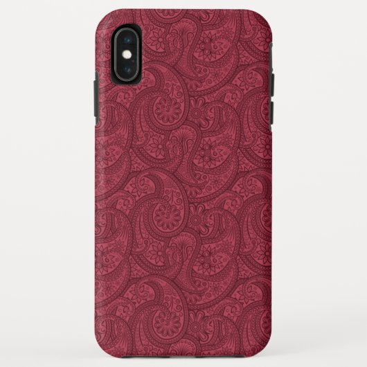 ブルゴーニュペイズリー Case-Mate iPhoneケース (裏面)