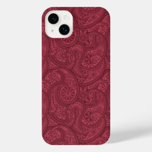 ブルゴーニュペイズリー iPhone 14 PLUSケース