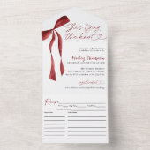 ブルゴーニュボウシェズタイイングザノットブライダルシャワー オールインワン招待状 (内側)