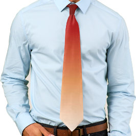 ブルゴーニュマルーン赤コーラルホワイトグラデーショングラデーション ネクタイ